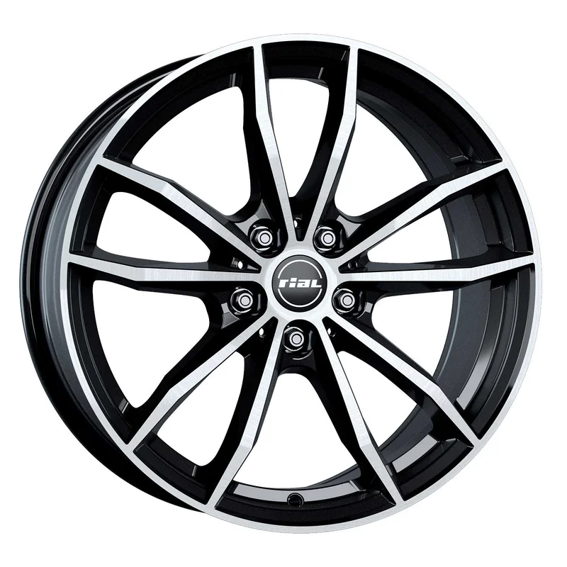 Rial X12 9,0×20 ET35 5×112 20″ Wheel diamond-black front polished