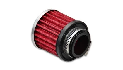 Vibrant Crankcase Breather Filter w/ Chrome Cap 1.5in 38mm Inlet ID vib2188