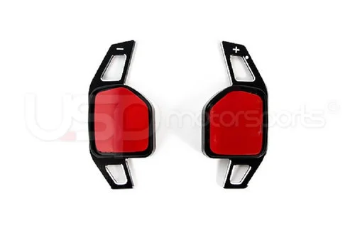 USP Motorsports Black Aluminum DSG Paddle Extensions- Audi Vehicles CF-008