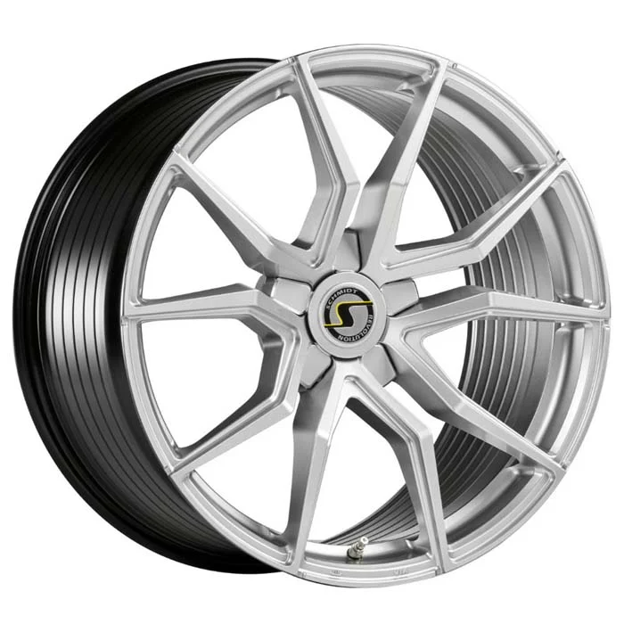 Wheel rear Schmidt Drago 10,5×21 ET29 5×120,65 21 Inch Highgloss Silver