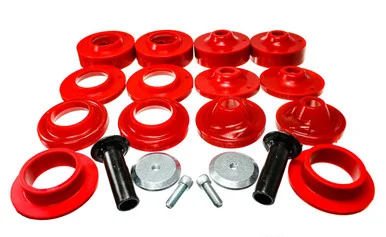 Energy Suspension 2.6116R 2″ Adjustable Coil Spacer Set Red for 18-24 Jeep Wrangler JL