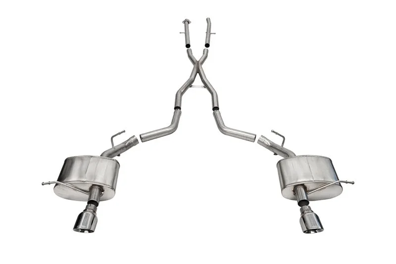 Corsa 2011-2025 Dodge Durango Xtreme 2.5in Cat-Back Dual Rear Exit w/ Single 4.5in Polished Tips