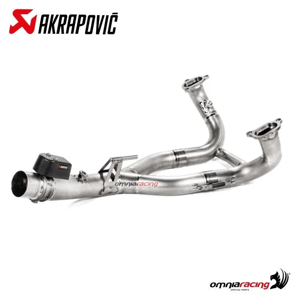 E-B12R7/1 Collettori Akrapovic racing acciaio BMW R1250GS / Adventure 2019-2024