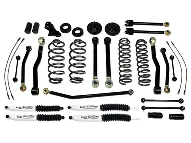 Tuff Country 44002KN 4″ Performance Lift Kit EZ-Flex with SX8000 Shocks for 07-18 Jeep Wrangler Unlimited JK 4 Door