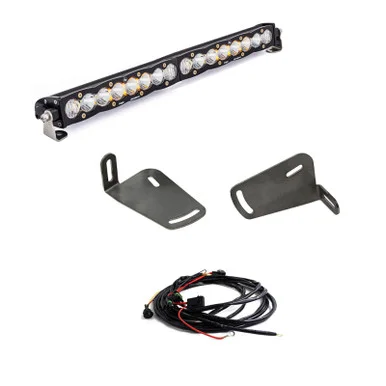 Baja Designs 448016 S8 20″ Grille Lower LED Light Bar Kit Driving Combo Clear for 19-24 RAM Rebel