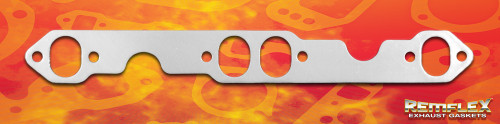 Remflex 2032 Exhaust Header Gasket - Small Block Chevy Weld Bead Oval Port Pair
