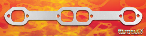 Remflex 2044 Exhaust Header Gaskets - Small Block Chevy 18 Degree Rectangle Port