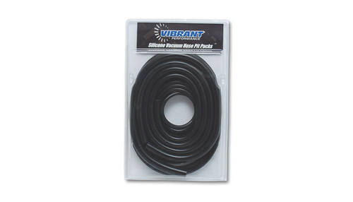 Vibrant 2104 Silicone Vacuum Hose Assortment Pit Pack Black - 5 Sizes 1/8"-3/8"