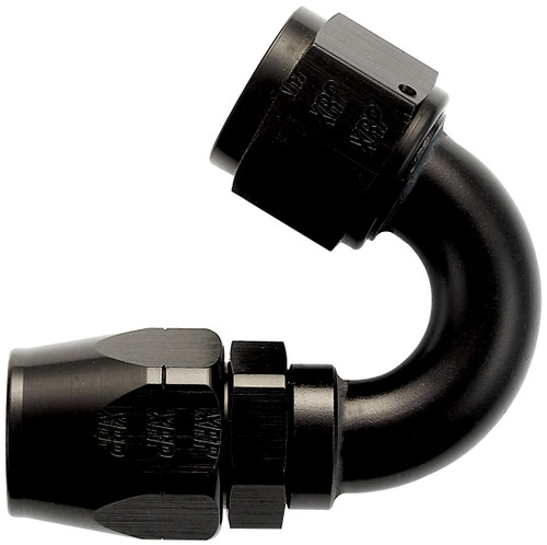 XRP 215010BB 150 Degree Double Swivel 10AN Female Hose End Black Anodized - Each