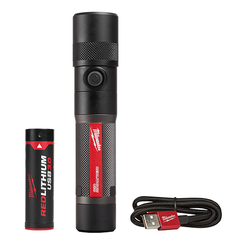 REDLITHIUM USB 1100L Twist Focus Flashlight