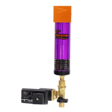 Tsunami Water Separator 20 SCFM Maximum Flow Rate Separator Electronic Drain