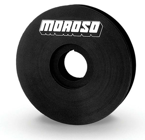 Moroso 23523 V-Belt Pulley for 1" Mandrel - Vacuum Pumps -4" Diameter - Aluminum