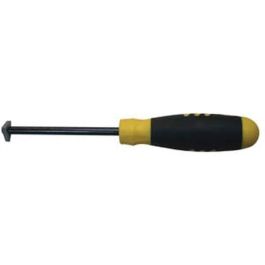 Richard Triangular Grout Remover - Carbide Blade - Soft Grip Handle - Black and Yellow