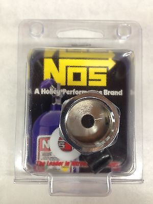 Nitrous Oxide SystemsNOS16220-4AN-660 Bottle Nut adapter w/ washer & cap