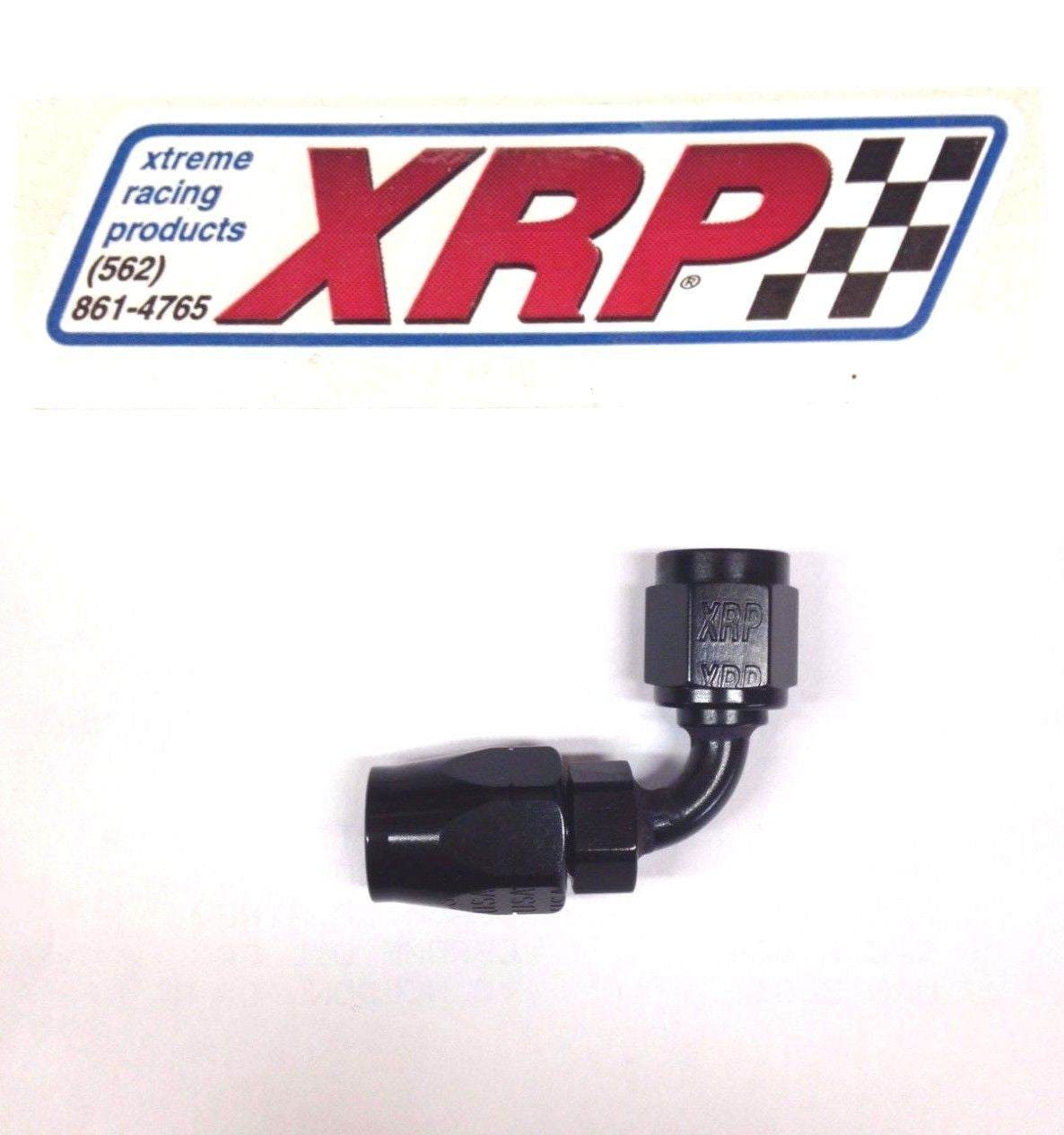 XRP 109004BB Hose End - 90 Degree - 4 AN Hose to 4 AN Female -Non- Swivel