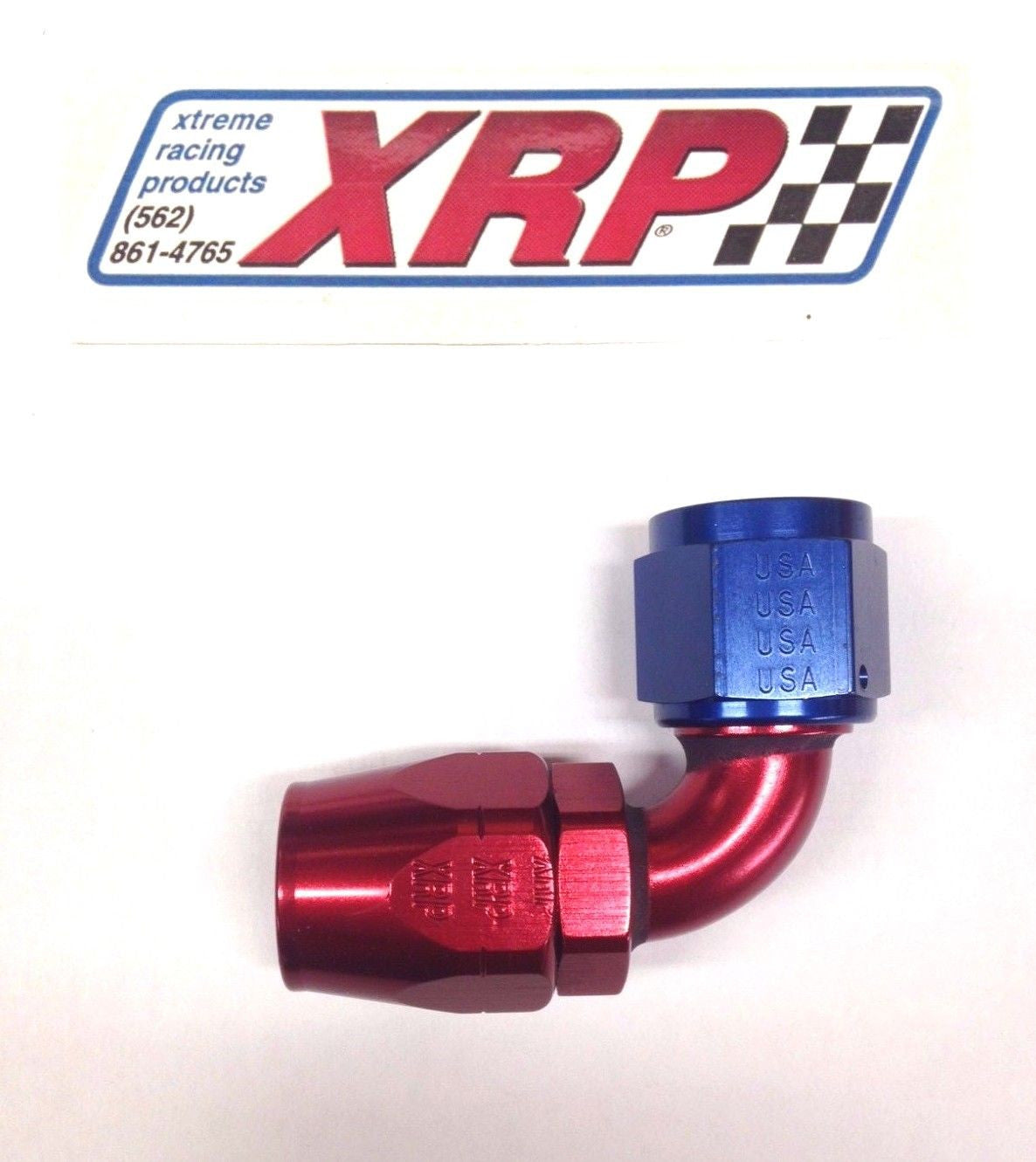 XRP 109020 Fitting Hose End - 90 Degree - 20 AN Hose to 20 AN Female -Non-Swivel