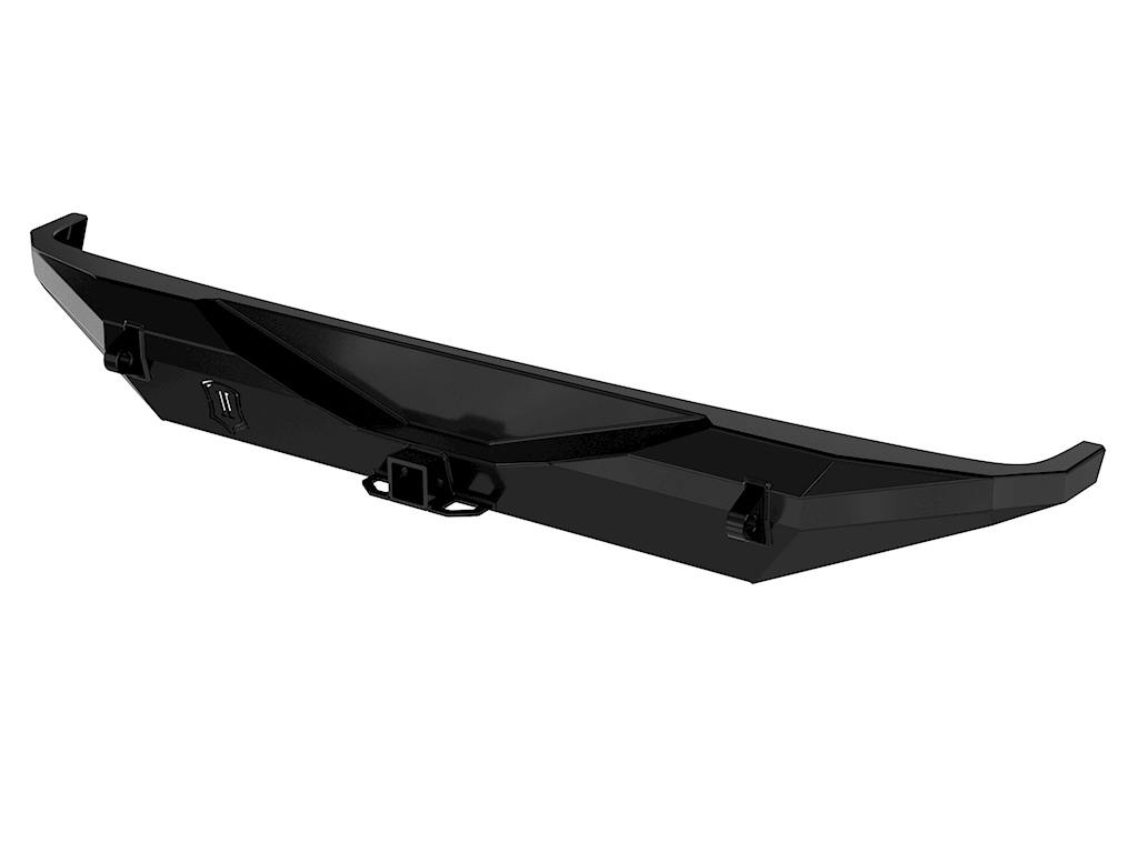 ICON Impact Series Offroad Armor 25161 18-UP JEEP JL PRO SERIES REAR BUMPER W/ HITCH & TABS
