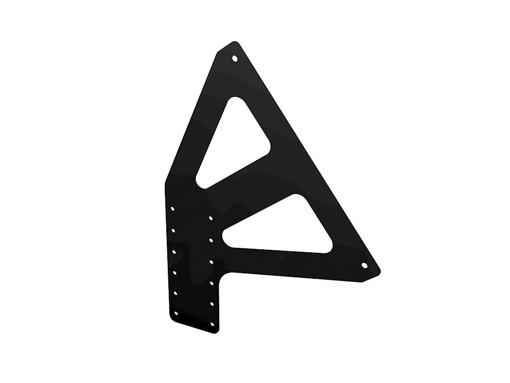 ICON Impact Series Offroad Armor 25232 HI LIFT JACK MNT BODY MNT TIRE CARRIER