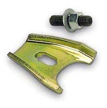 Moroso 26200 Distributor Hold Down Clamp - Chevy V8 - Gold Iridited - With Stud