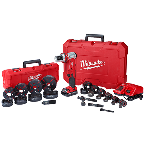 M18" FORCE LOGIC™ 6T Knockout Tool 1/2" - 4" Kit