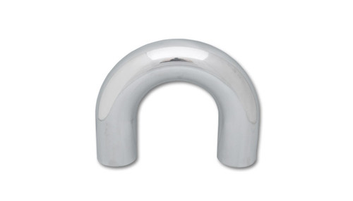 Vibrant 2867 180 Degree U-Bend Air Intake Tube 6061 Polished Aluminum - 2.5"
