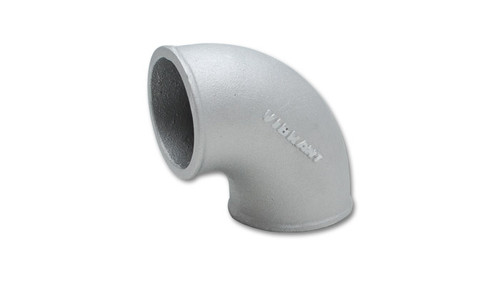 Vibrant 2873 Cast Aluminum Tight Radius 90 Degree Intercooler Elbow - 2.5" OD