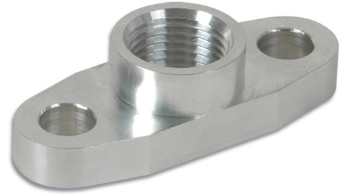 Vibrant 28989 Turbo Oil Drain Flange w/ 1/2" NPT Female Port - T3/T4 Turbos
