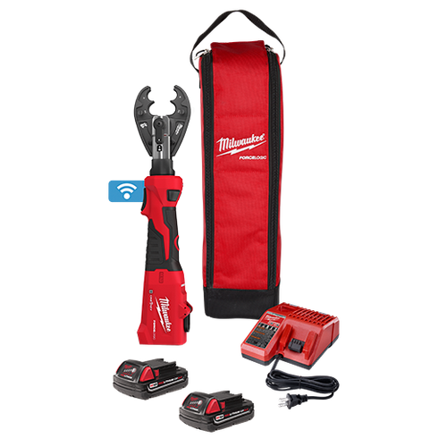 M18" FORCE LOGIC™ 6T Linear Utility Crimper Kit w/ O-D3 Jaw
