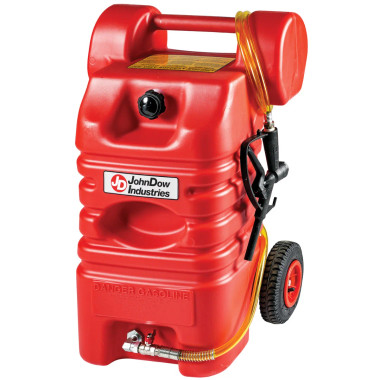 John Dow Industries FC-15PFC 15-Gal. Poly Fuel Cart - Gasoline