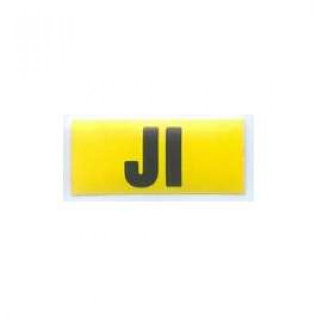 Camaro Valve Cover Decal, Code JI, 396/350hp, For Cars With Automatic Transmission, 1969
