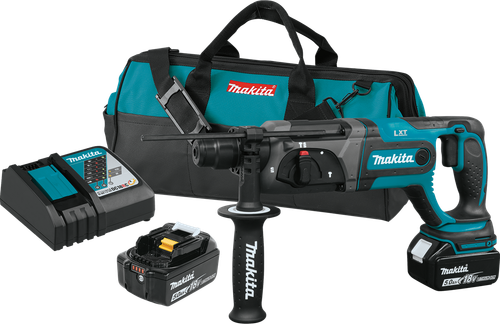 18V LXT™ Lithium-Ion Cordless 7/8" Rotary Hammer Kit, accepts SDS-PLUS bits (5.0Ah), Job site tested, XRH04T