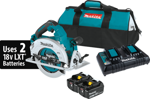 36V (18V X2) LXT™ Brushless 7-1/4" Circular Saw Kit, AWS™ Capable (5.0Ah), Built-in tether notch, XSH07PTU