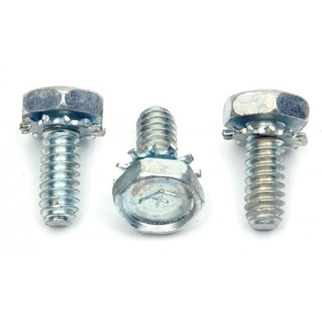 Redline Restomotive 1964-1969 Chevelle / El Camino Wiper Motor Bracket Bolts, for 2 Speed Motors Without Washers