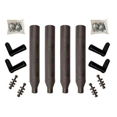 Minimizer Plastic Paddle Bracket Bolt On Kit for Poly Truck Fenders - 10001324