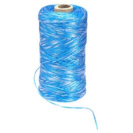 Ben-Mor Polypropylene Twine - Medium - White and Blue - 1500-ft L
