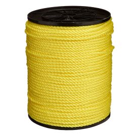 Ben-Mor Twisted Polypropylene Rope - 3 Strands - Yellow - 975-ft x 5/16-in