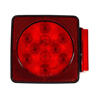 Buyers Passenger Side 5 Inch Box-Style LED Stop/Turn/Tail Light For Trailers Under 80 Inches Wide