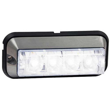 Buyers Raised 5 Inch LED Strobe Light - Clear
