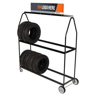 Martins Industries Mobile Tire Display Rack