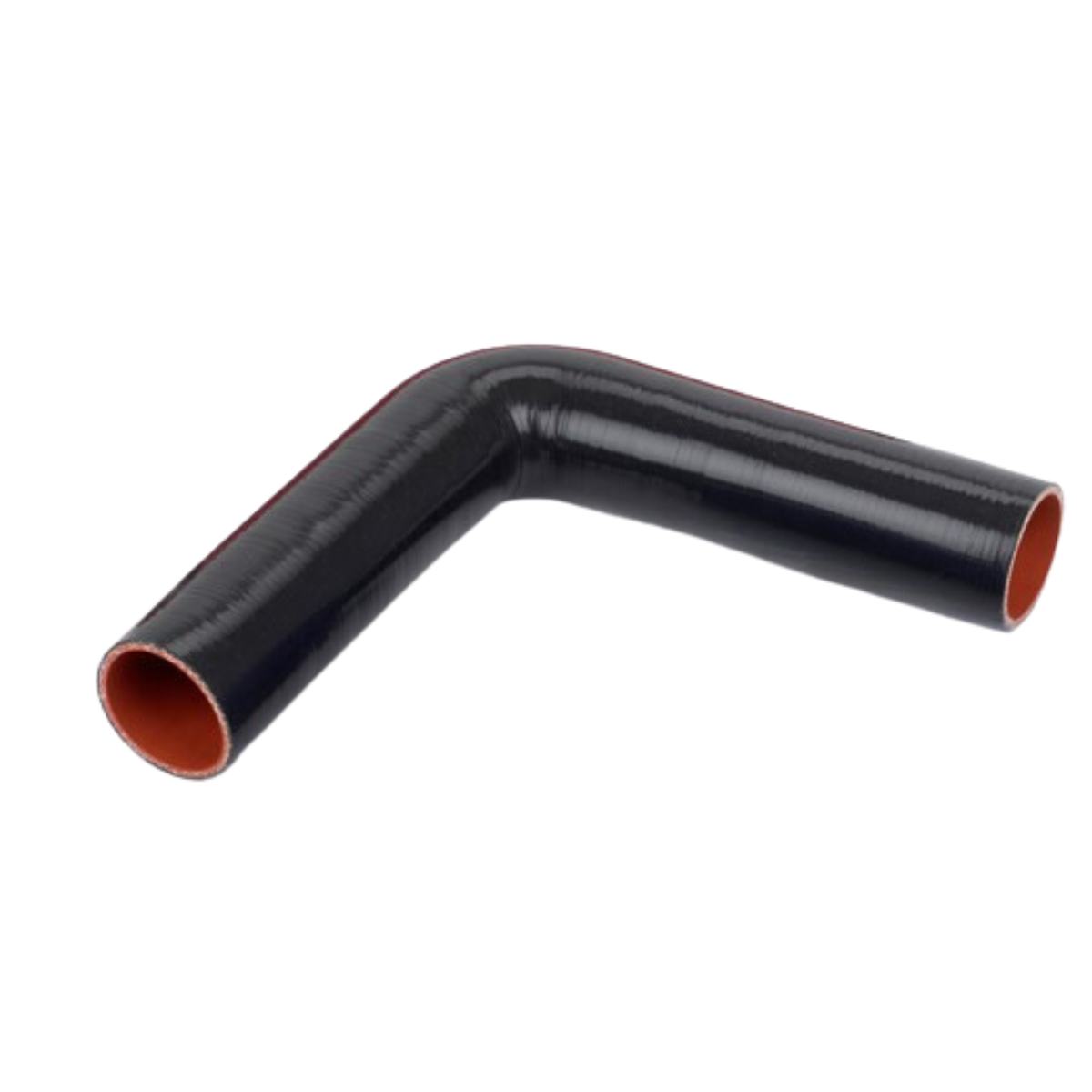 1.00in I.D. 90 Degree Preformed Coolant Hose | Black With 10" Legs