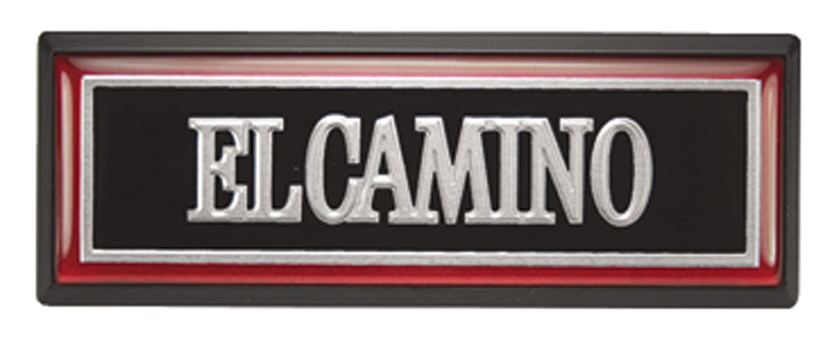 RestoParts Nameplate, Dash, 1981-85 El Camino KM00298