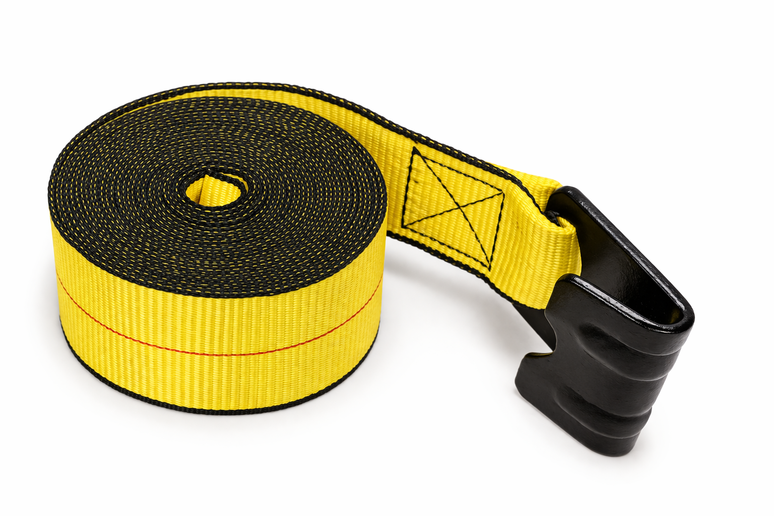 573.D430FH-HD - Flat Hook Winch Stra
