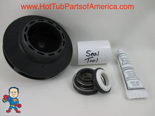 3HP Impeller & Seal Replacement Kit for Intertek 56 Frame LX300 LP300 WUA Spa Pump – Installation Guide