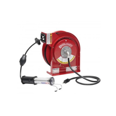 Reelcraft L 4035 163 10 16/3 35 ft. Premium Duty LED Light Cord Reel