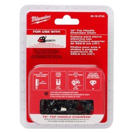 Milwaukee 14" Top Handle Chainsaw Chain