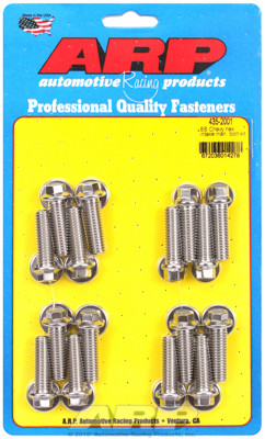 ARP 435-2001 Stainless Steel Intake Manifold Bolts - Big Block Chevy - Hex Head