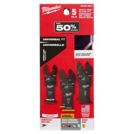 Milwaukee Multi-Tool Universal Fit Blade Kit - 5pc