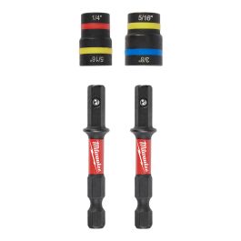 Milwaukee SHOCKWAVE Impact Duty QUIK-CLEAR 2-in-1 Magnetic Nut Driver Set 2PC