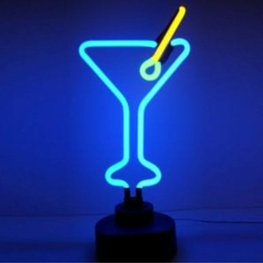 Neonetics 4MARTX Martini Glass Neon Sculpture