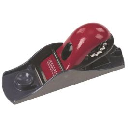 Stanley Adjustable Block Plane, 1-5/8 in W Blade, Gray